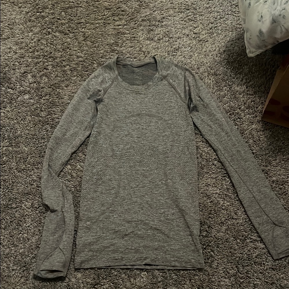 Lululemon gray Swiftly Tech Long-Sleeve Shirt